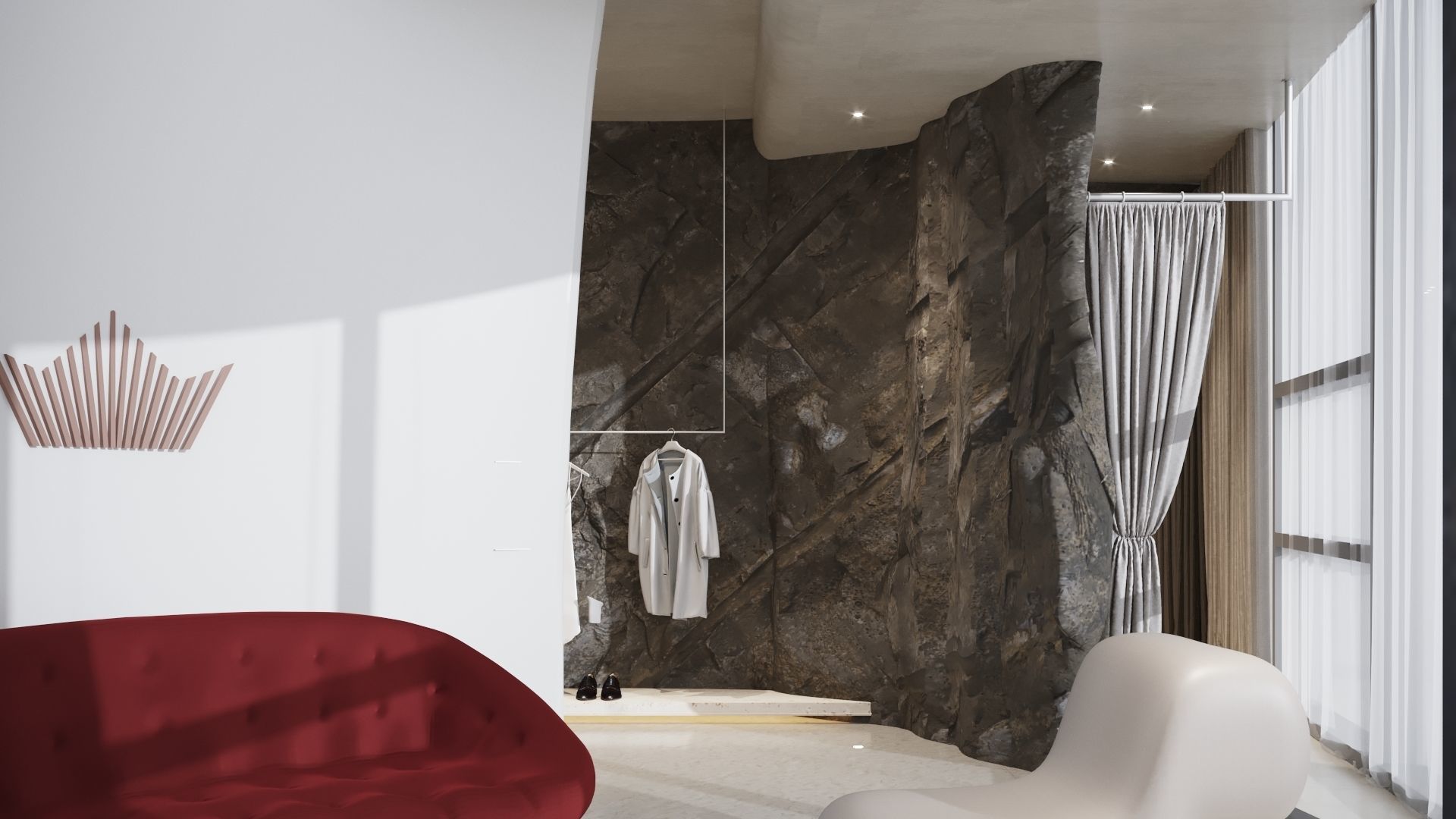 LUXURY BRAND STORE FULL 3D SCENE 3D model_7