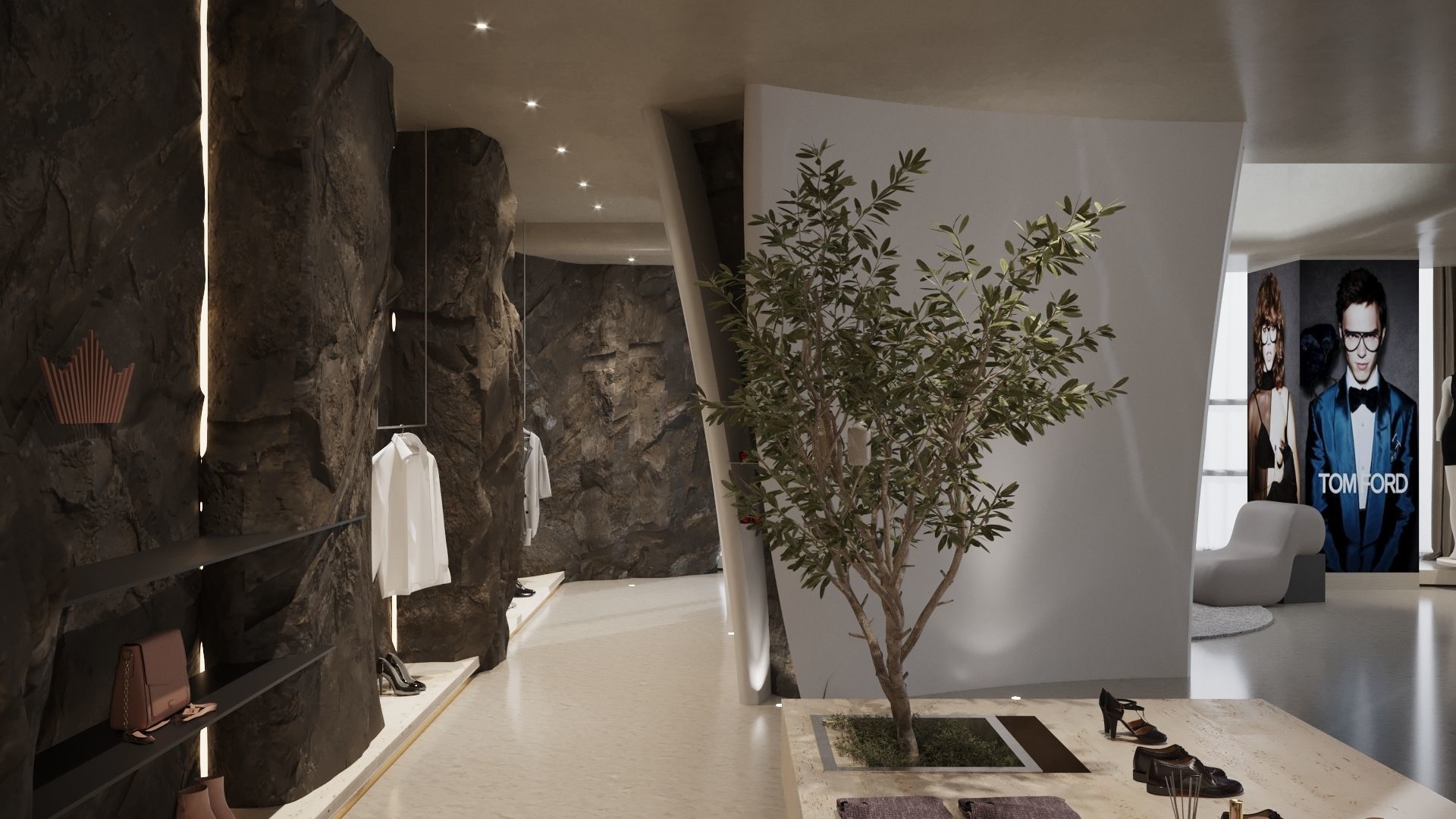 LUXURY BRAND STORE FULL 3D SCENE 3D model_10