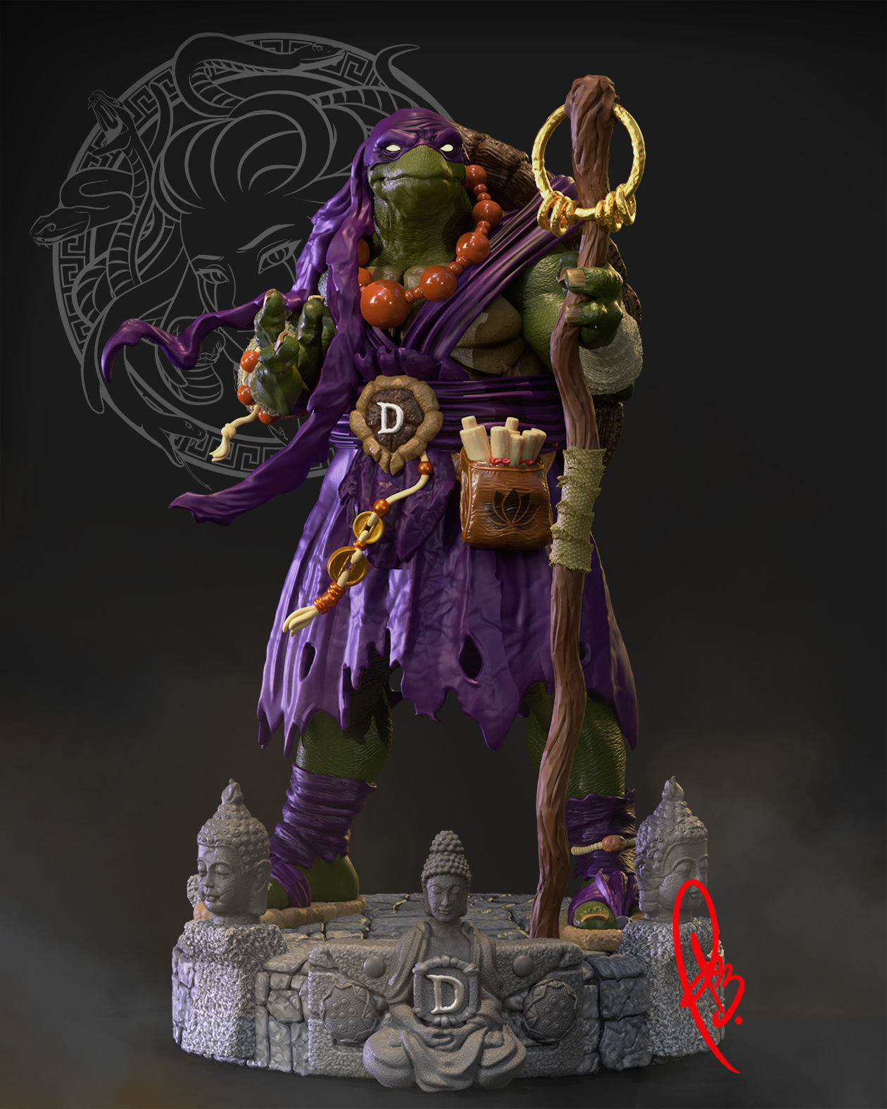 DONATELLO BY CREATIVE GEEK MB 3D print model_1