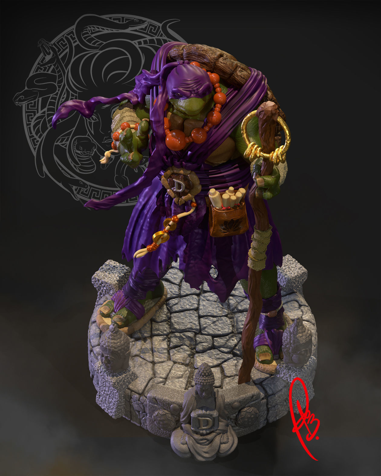 DONATELLO BY CREATIVE GEEK MB 3D print model_6