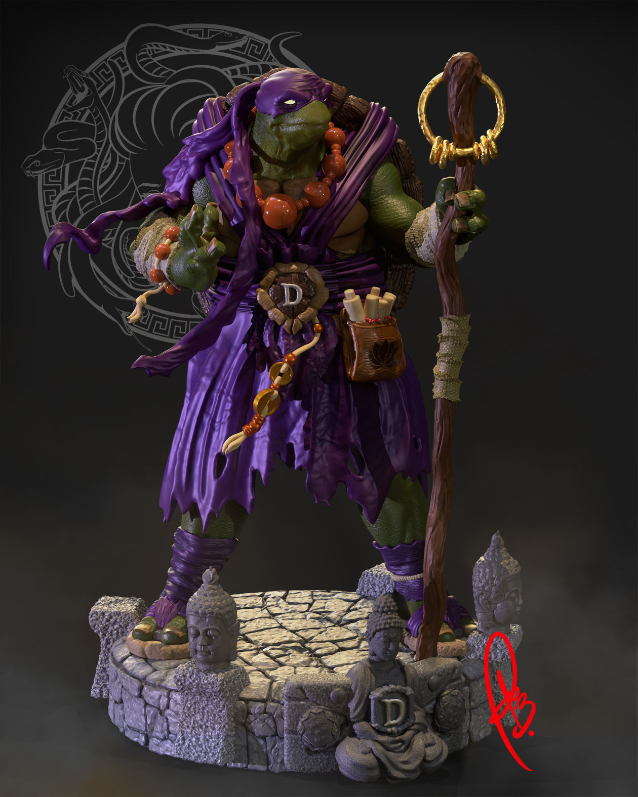 DONATELLO BY CREATIVE GEEK MB 3D print model_7