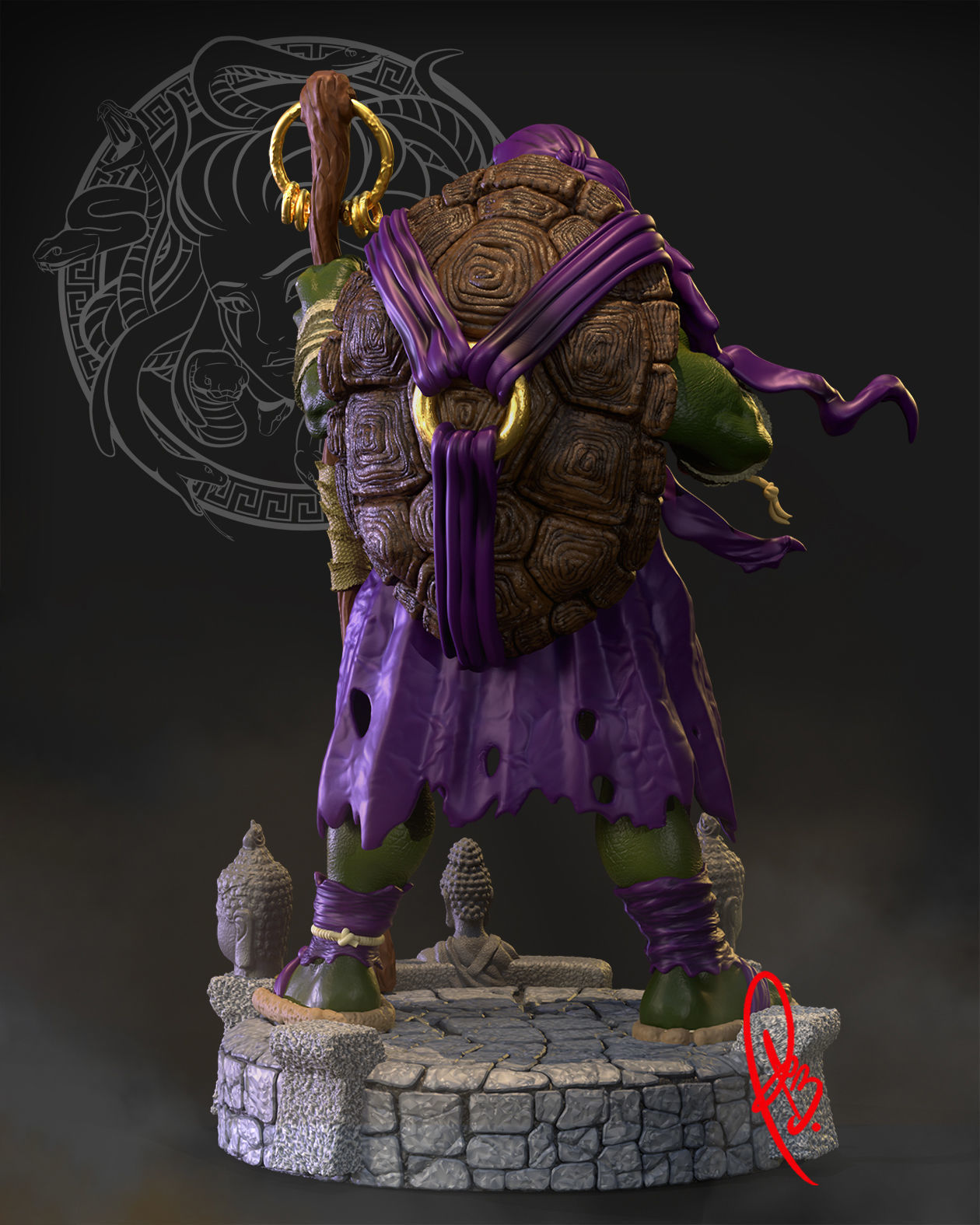 DONATELLO BY CREATIVE GEEK MB 3D print model_8