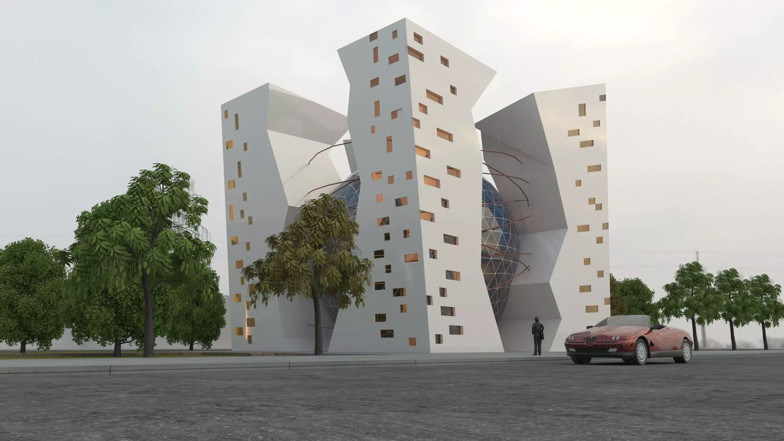 business center  3D model_0