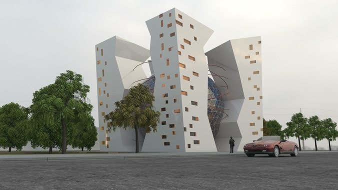 business center  3D model