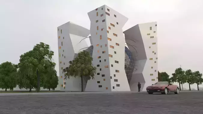 business center  3D model