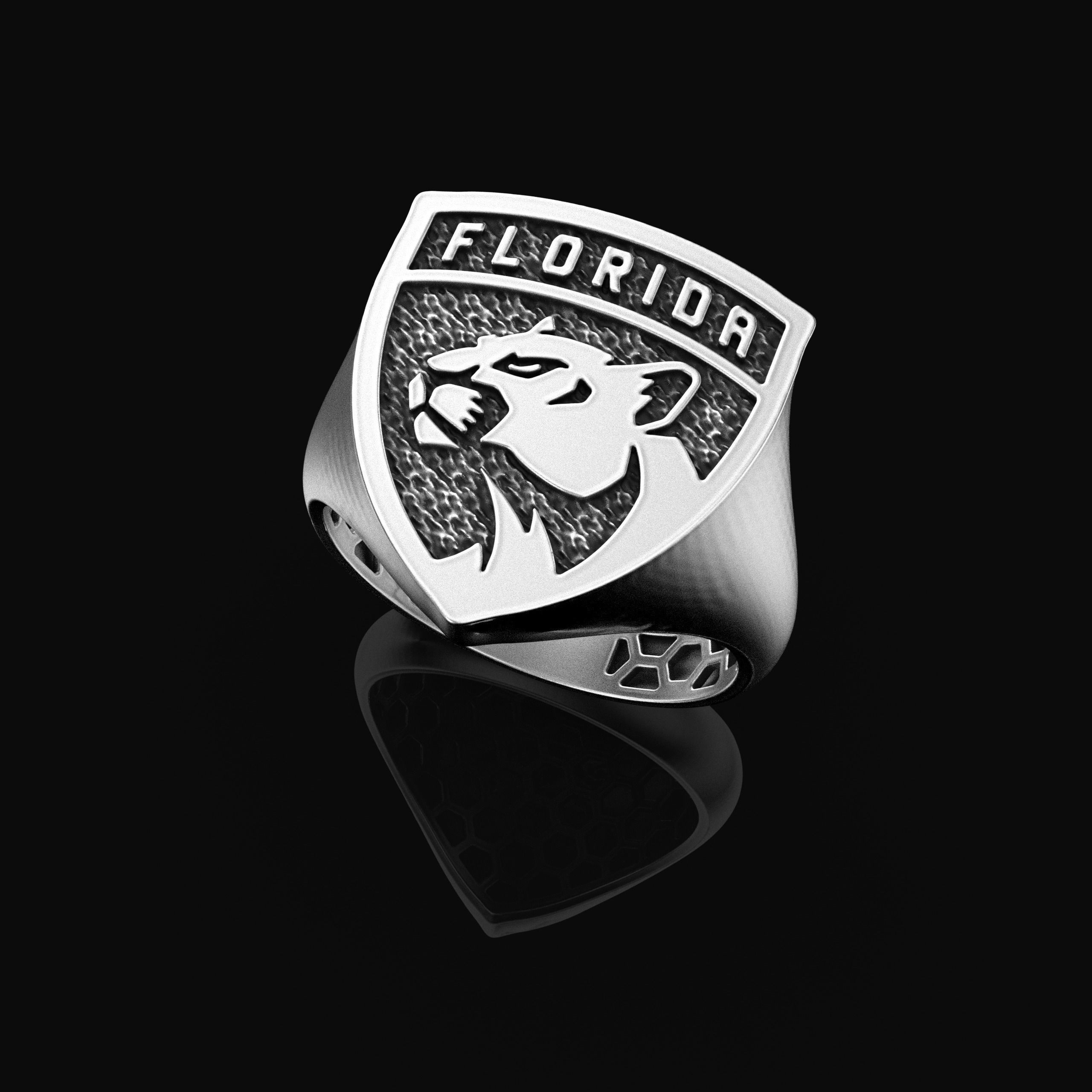Florida Panthers Ring Fan Rings NHL Hockey Rings 3D print model_2