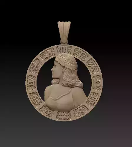 Horoscope Virgo Pendant