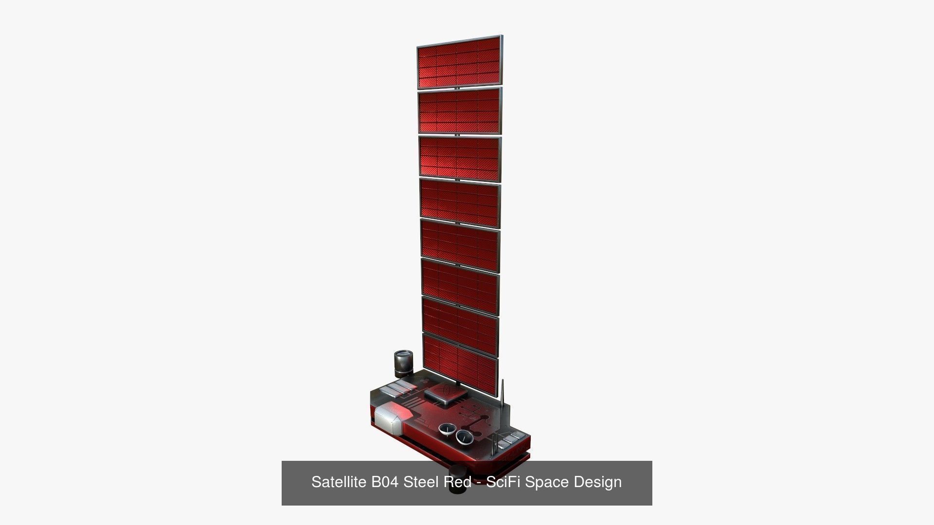 10 Satellites B Collection - SciFi Space Design _4