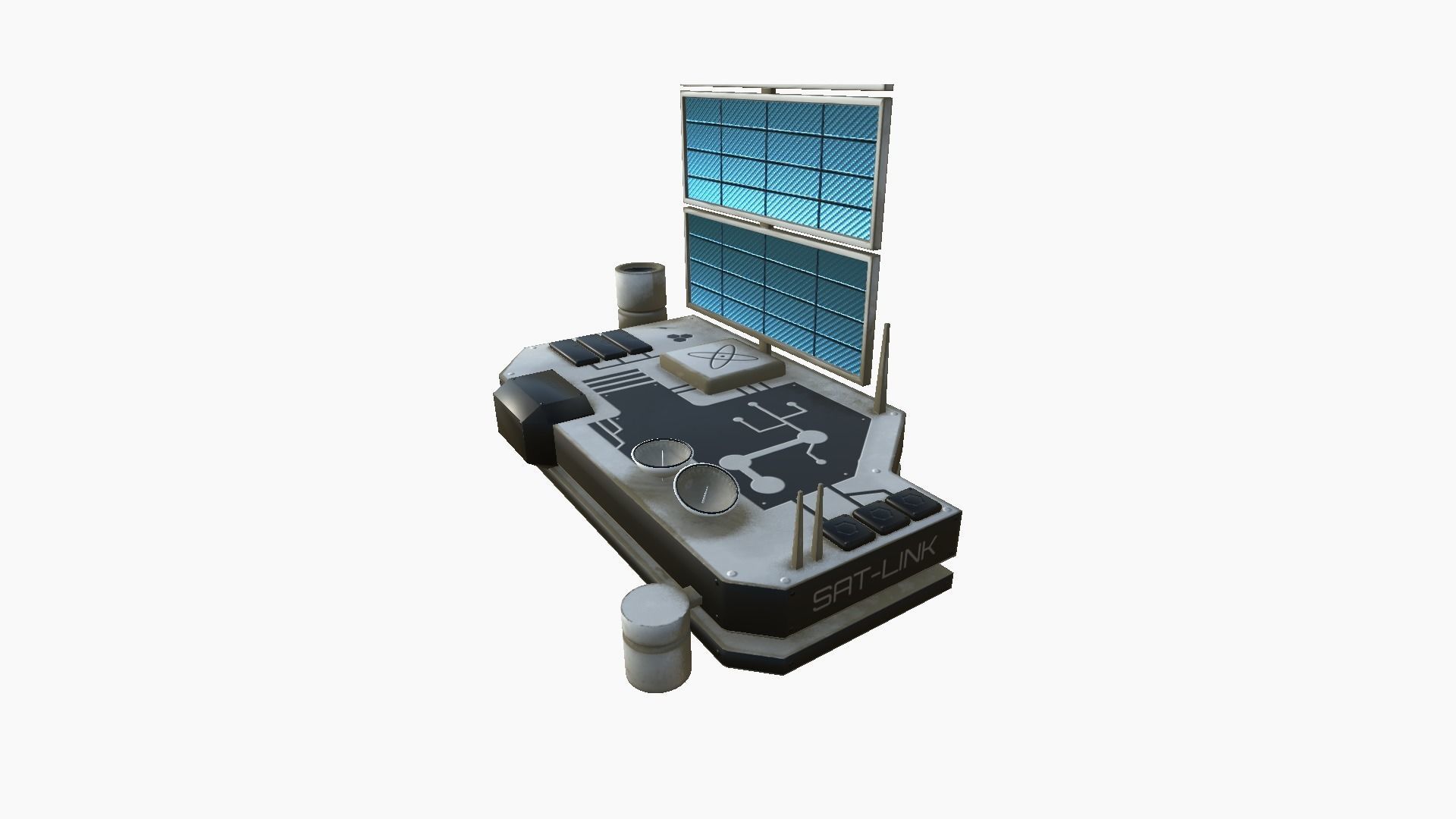 10 Satellites B Collection - SciFi Space Design _58