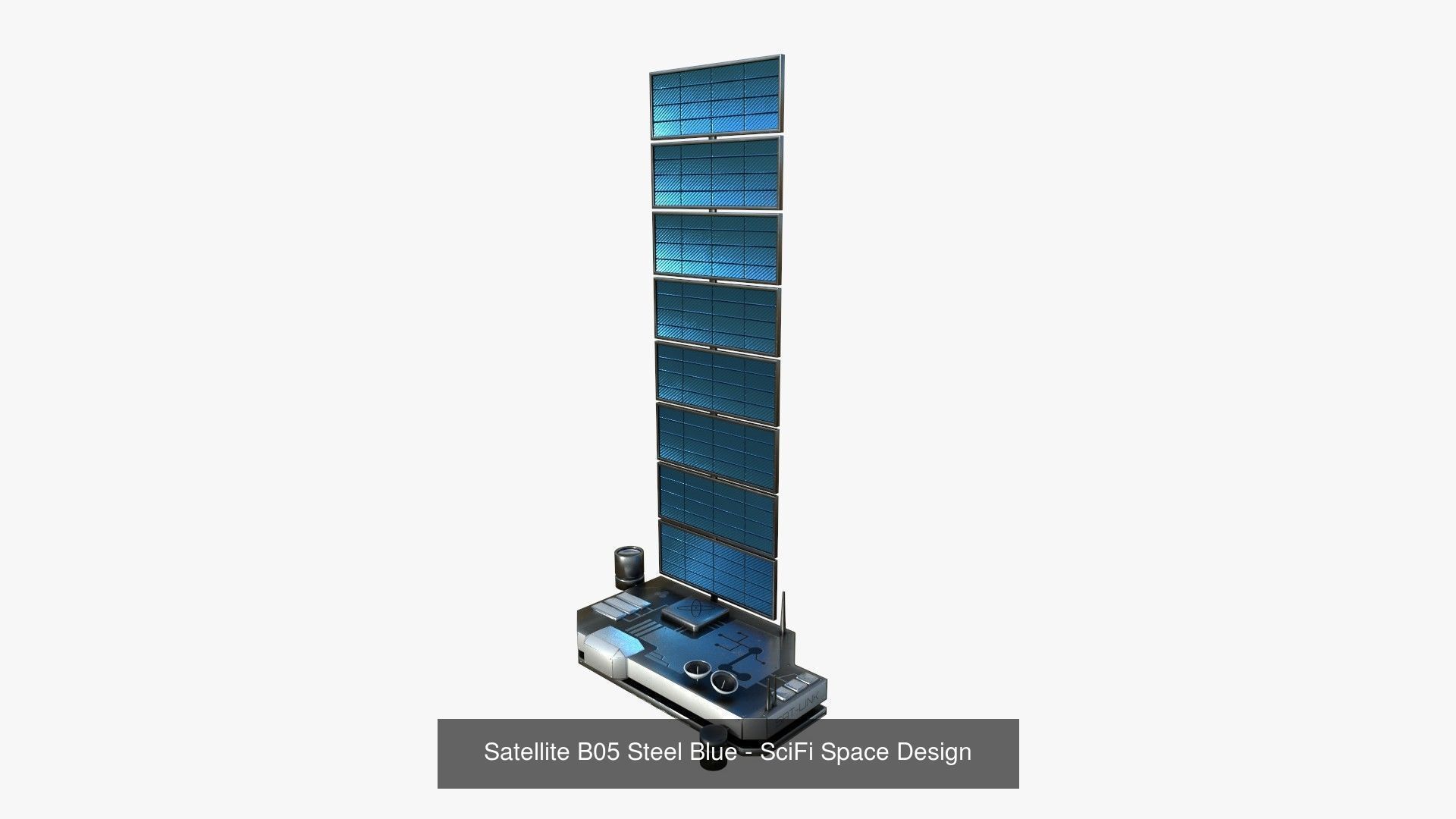 10 Satellites B Collection - SciFi Space Design _5