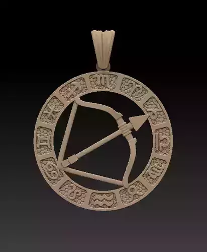 Horoscope Sagittarius Pendant
