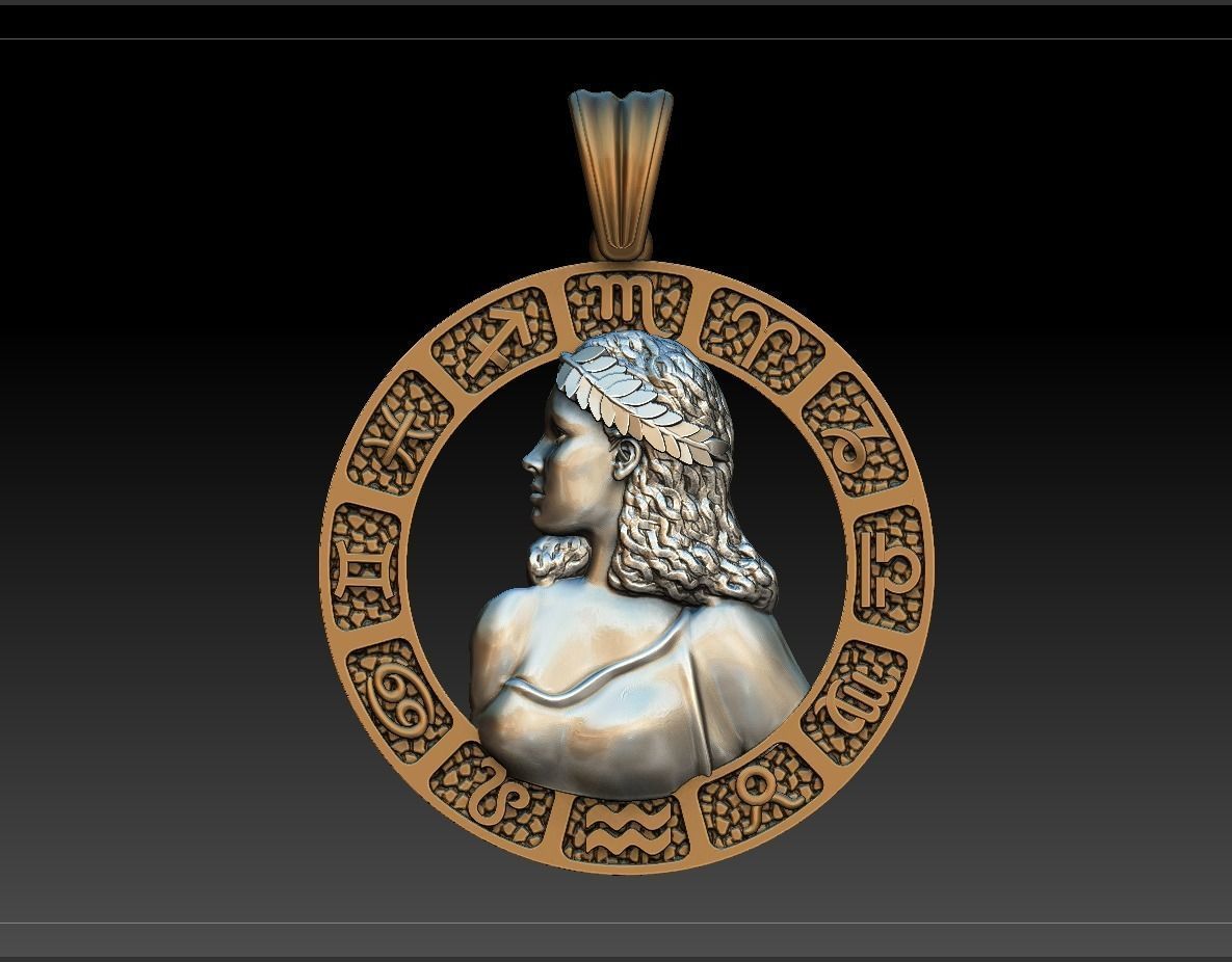 Jewellery Horoscope Signes Pack 3D model_22