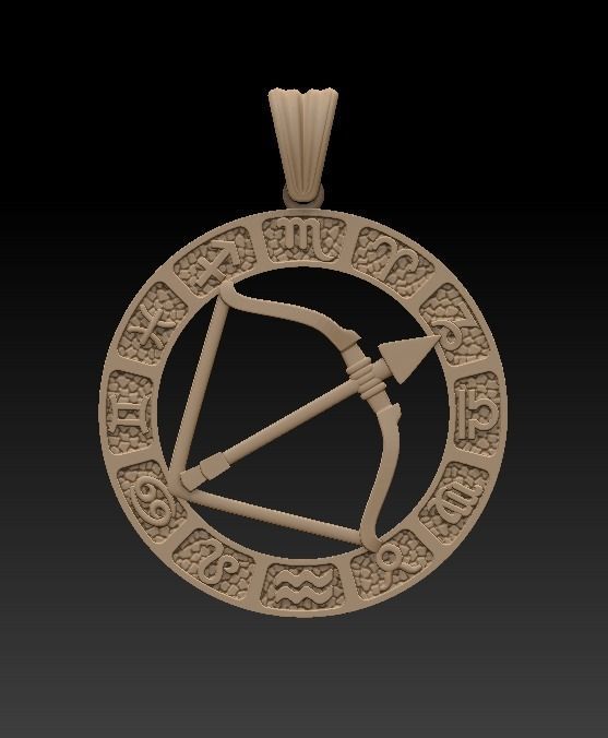 Jewellery Horoscope Signes Pack 3D model_15