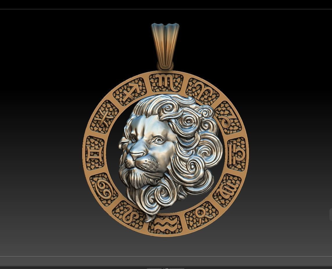 Jewellery Horoscope Signes Pack 3D model_6