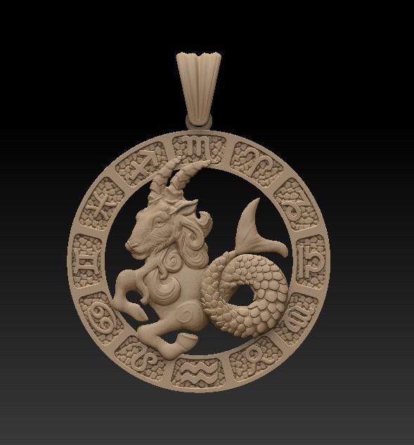 Jewellery Horoscope Signes Pack 3D model_25