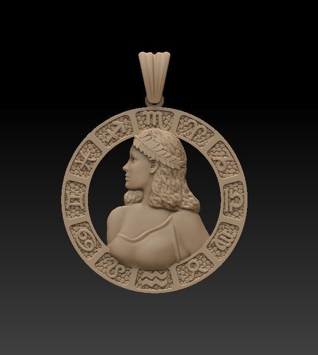Jewellery Horoscope Signes Pack 3D model_21