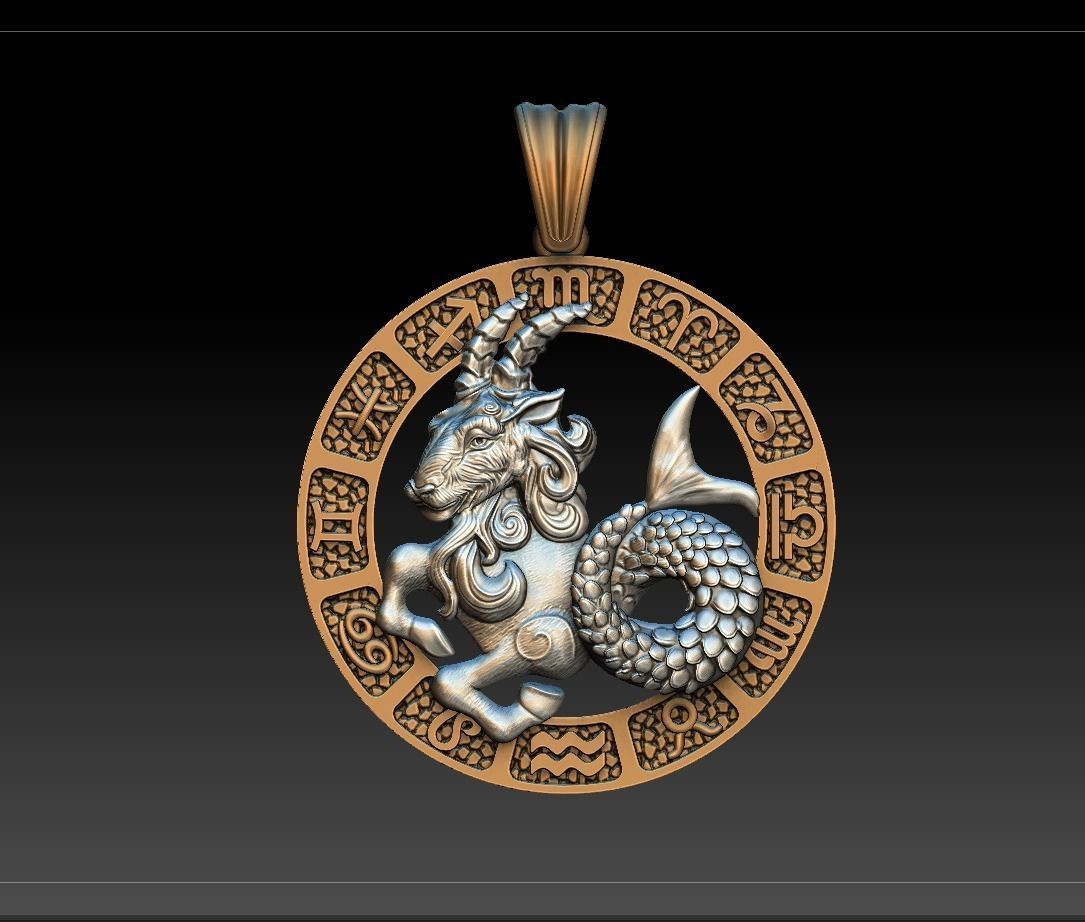 Jewellery Horoscope Signes Pack 3D model_26