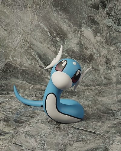 pokemon dratini 3D print model