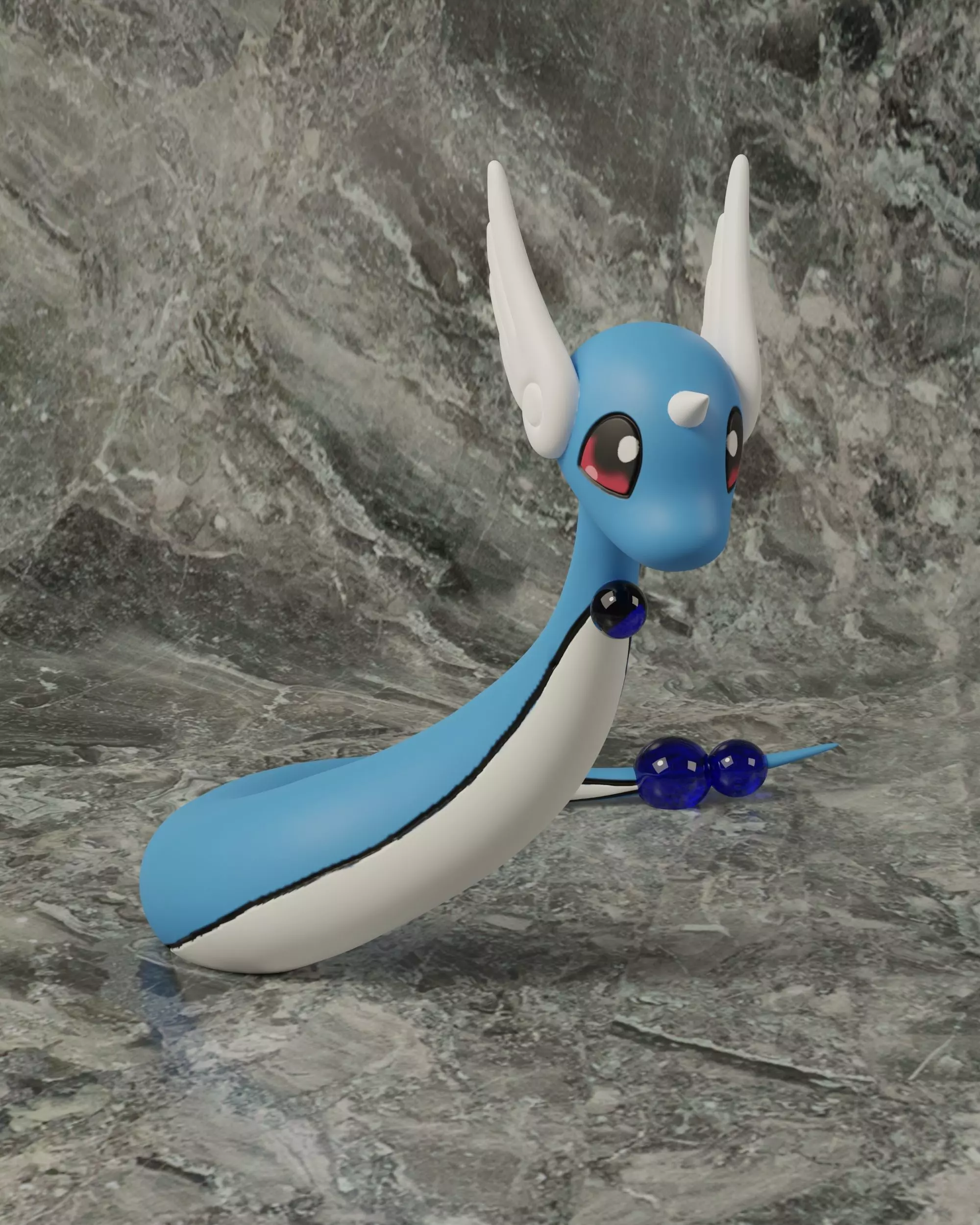 pokemon dragonair 3D print model_0