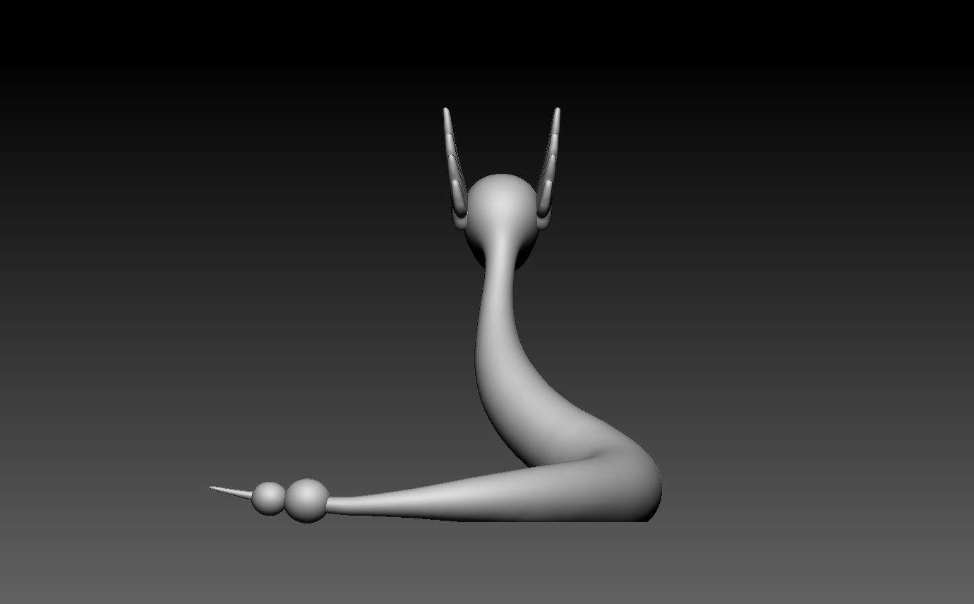 pokemon dragonair 3D print model_8