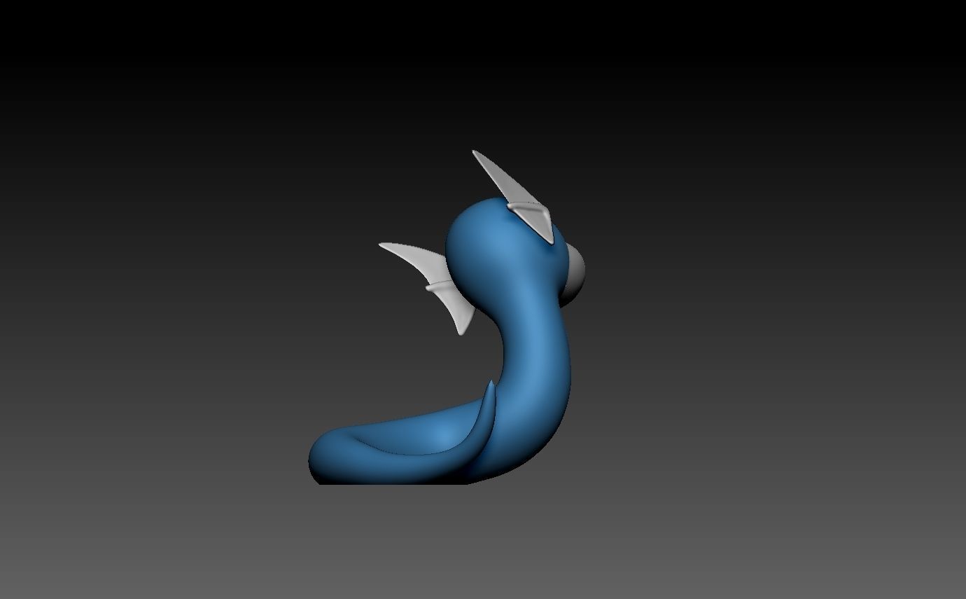 pokemon dragonite evolution pack 3D print model_8
