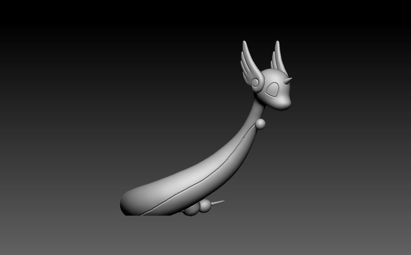 pokemon dragonite evolution pack 3D print model_9