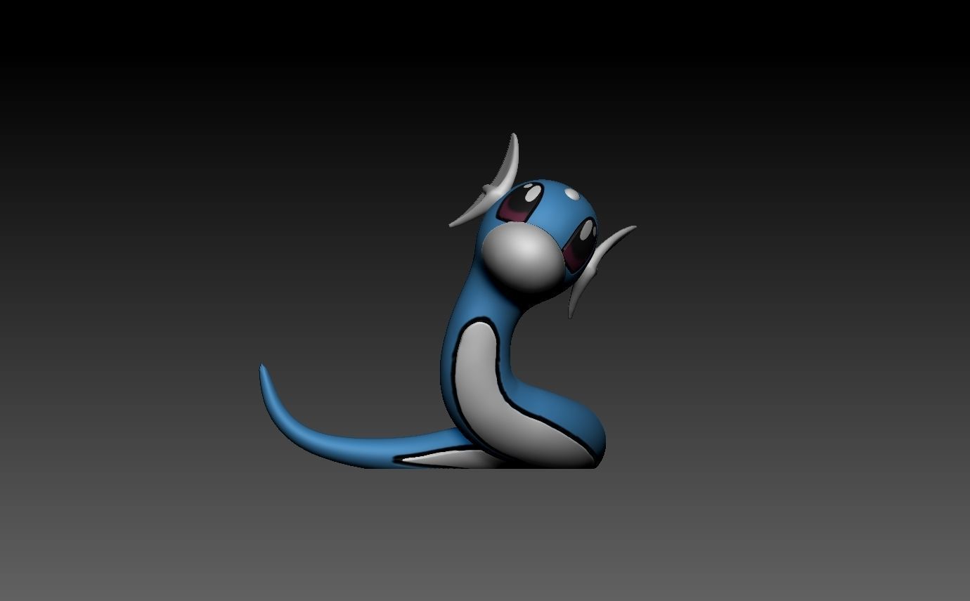 pokemon dragonite evolution pack 3D print model_4