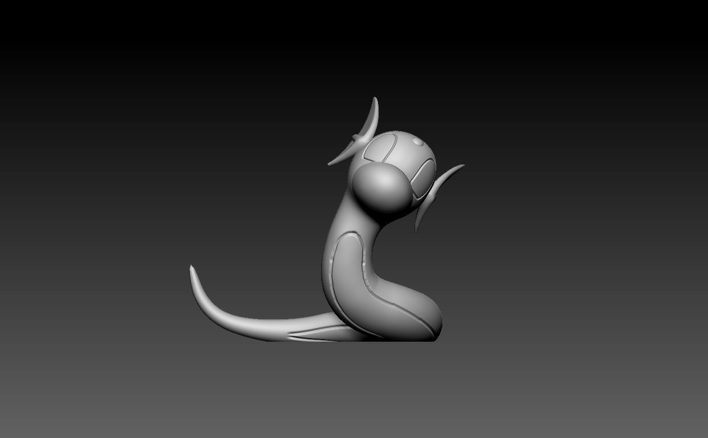 pokemon dragonite evolution pack 3D print model_5