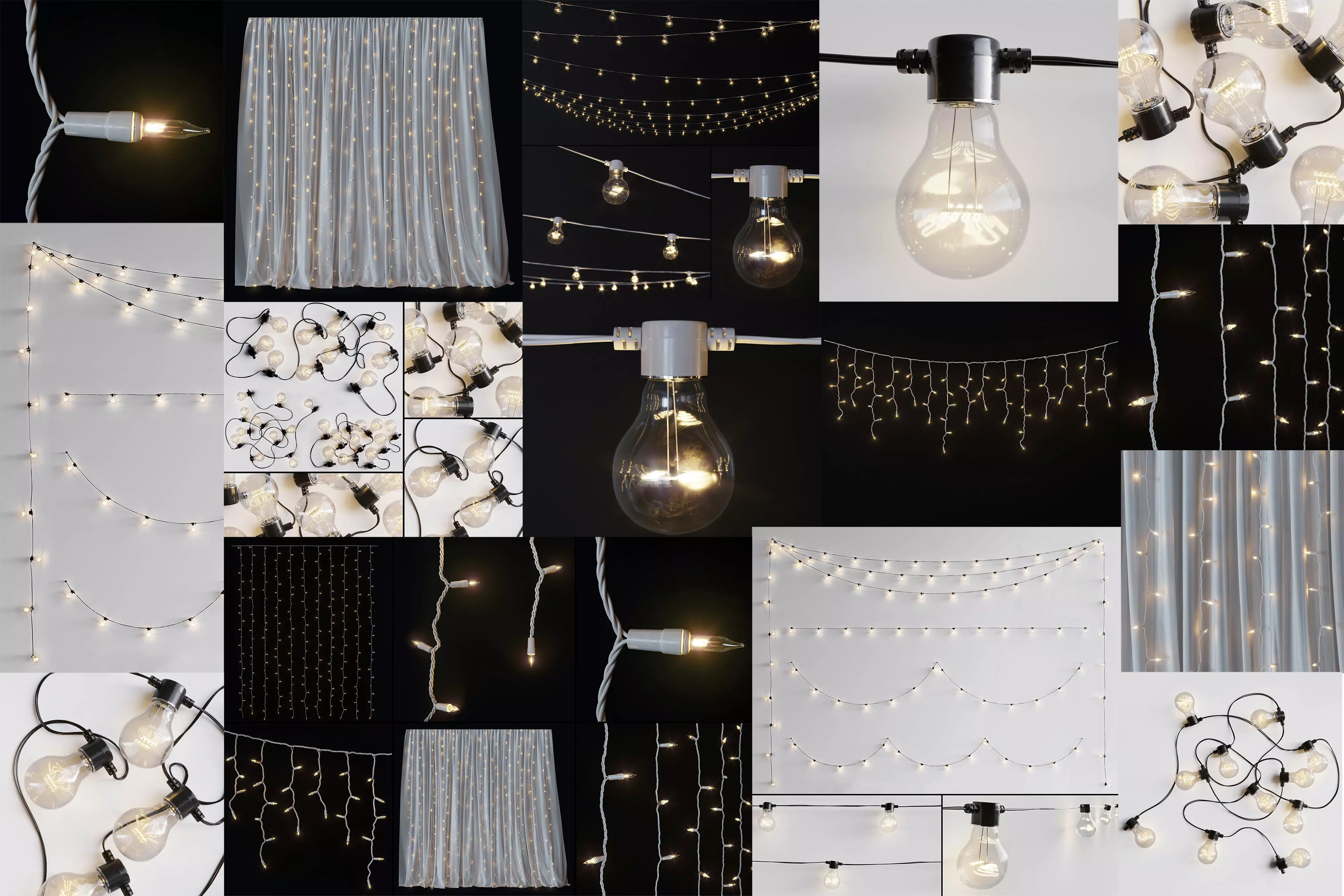 Garland and Bulb String  Collection _0