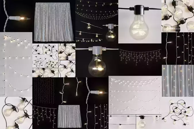 Garland and Bulb String  Collection 