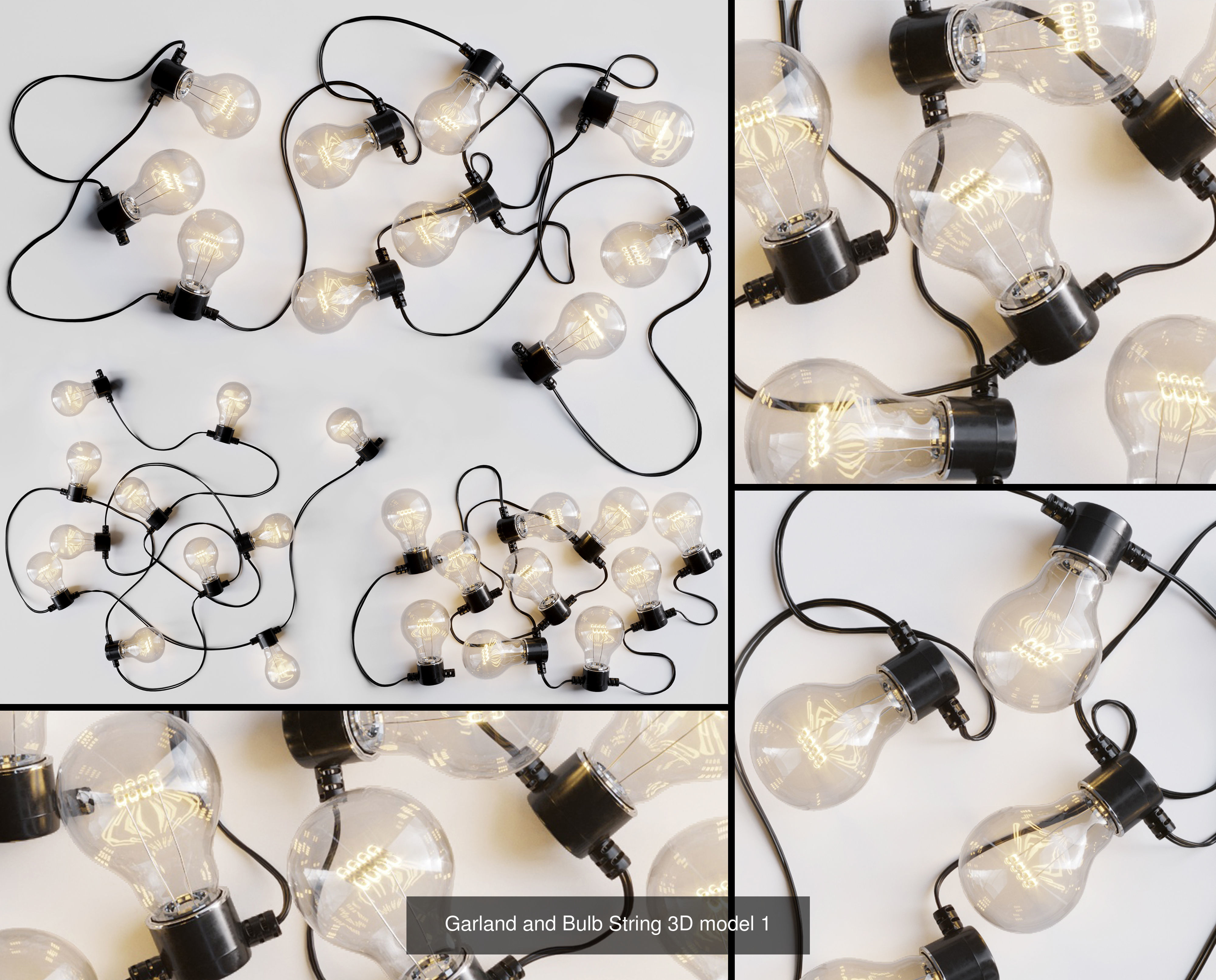 Garland and Bulb String  Collection _2