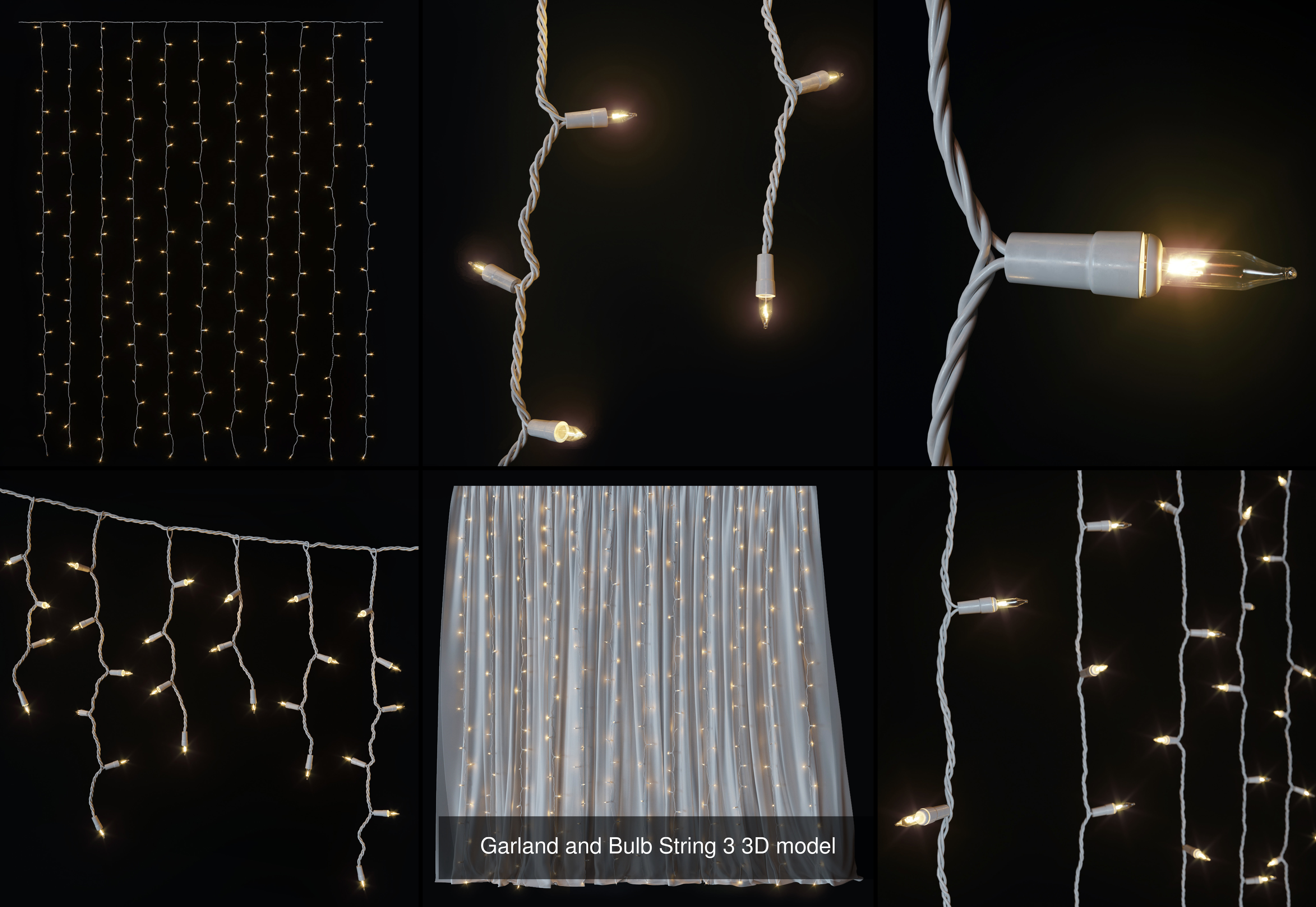 Garland and Bulb String  Collection _4