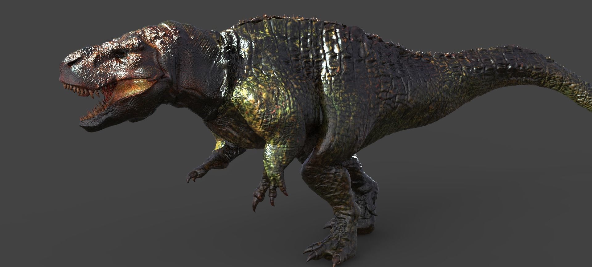 T Rex Sculpture  3D model_3