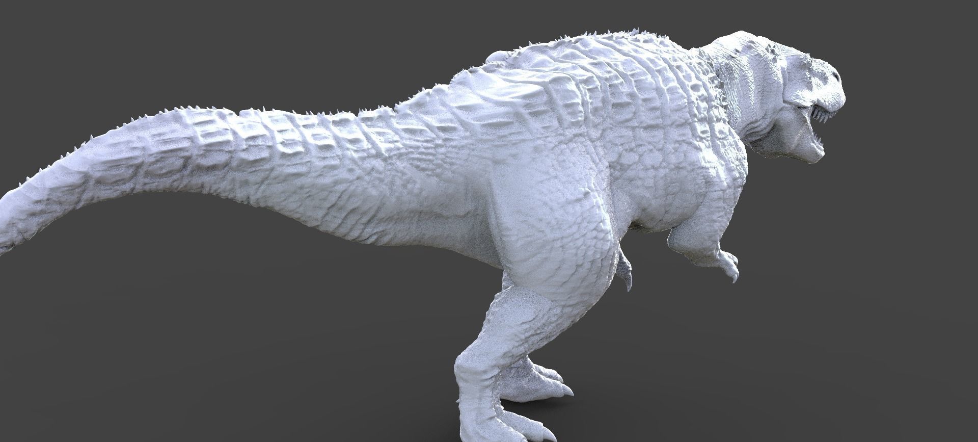 T Rex Sculpture  3D model_9