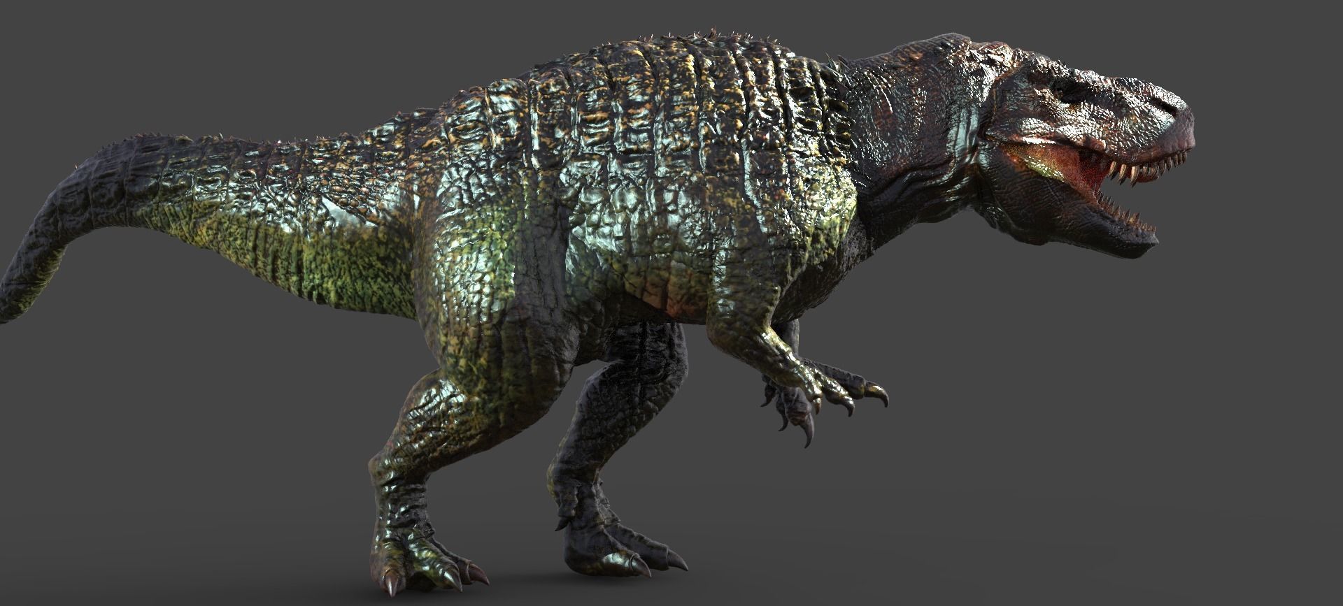 T Rex Sculpture  3D model_6