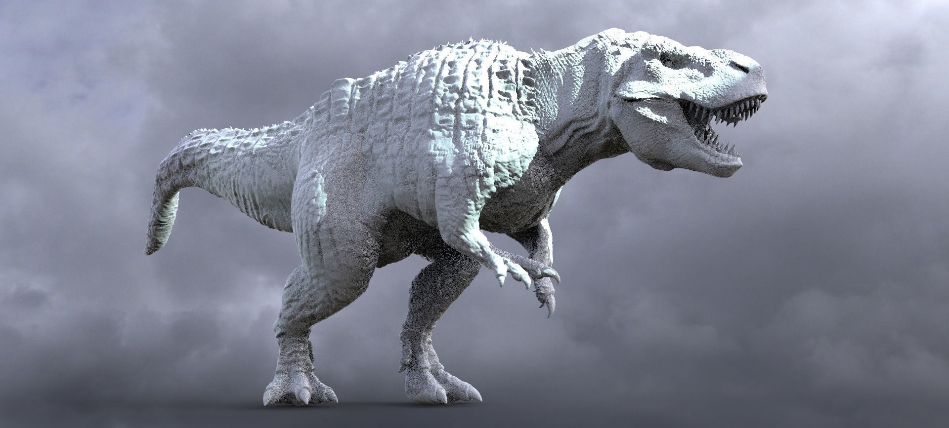 T Rex Sculpture  3D model_12