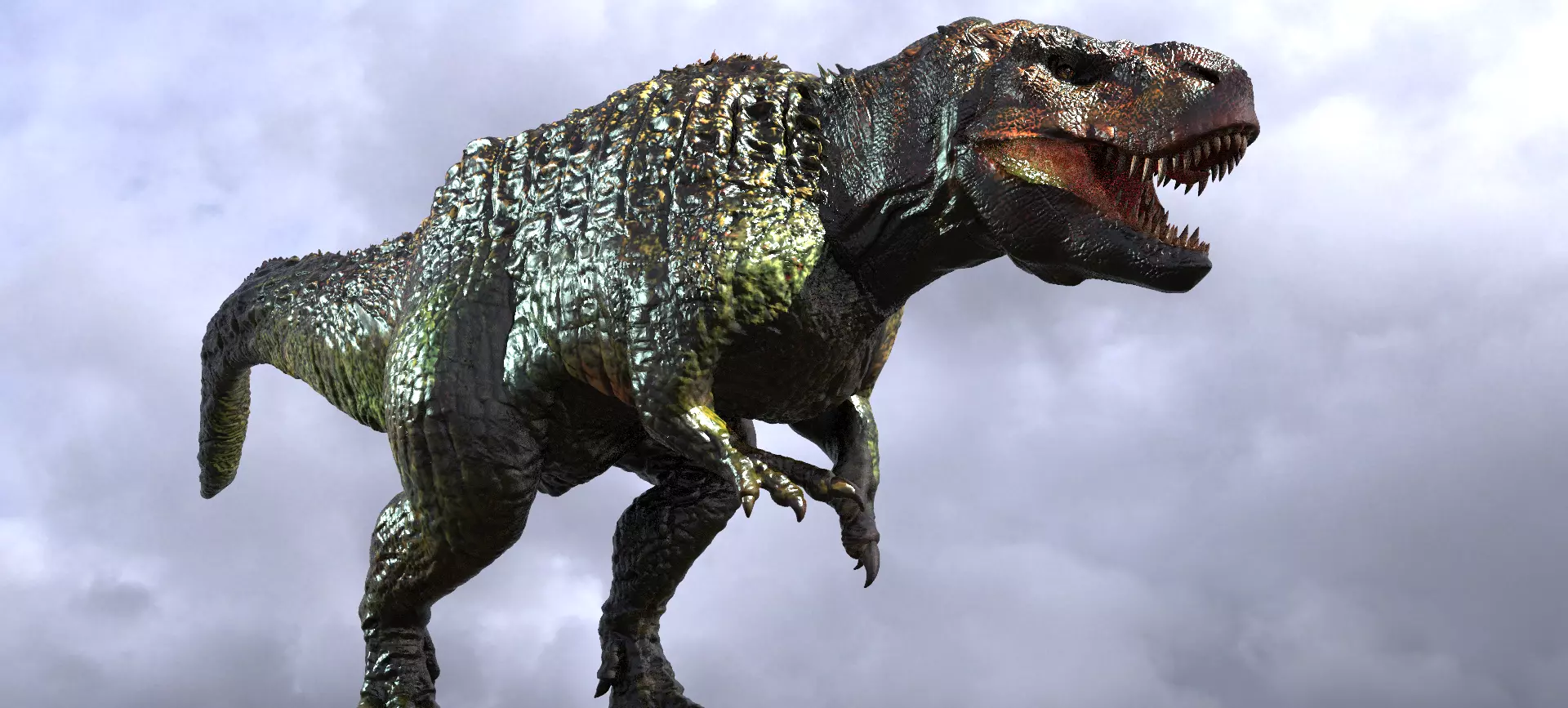 T Rex Sculpture  3D model_0