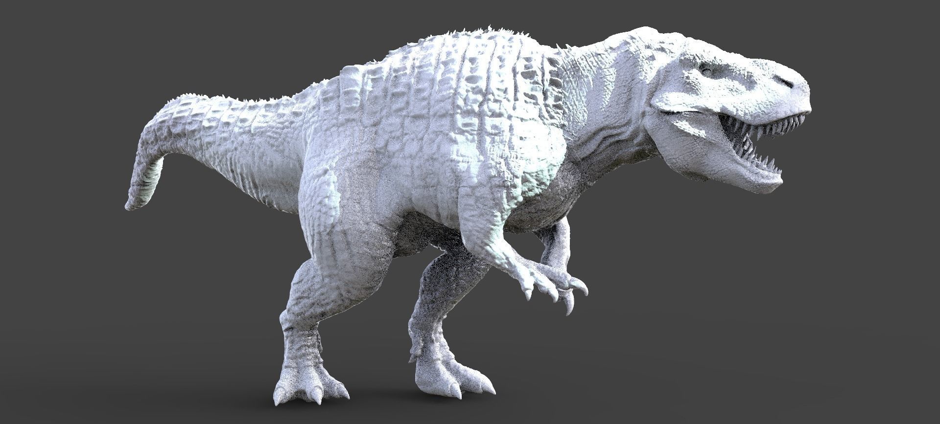T Rex Sculpture  3D model_8