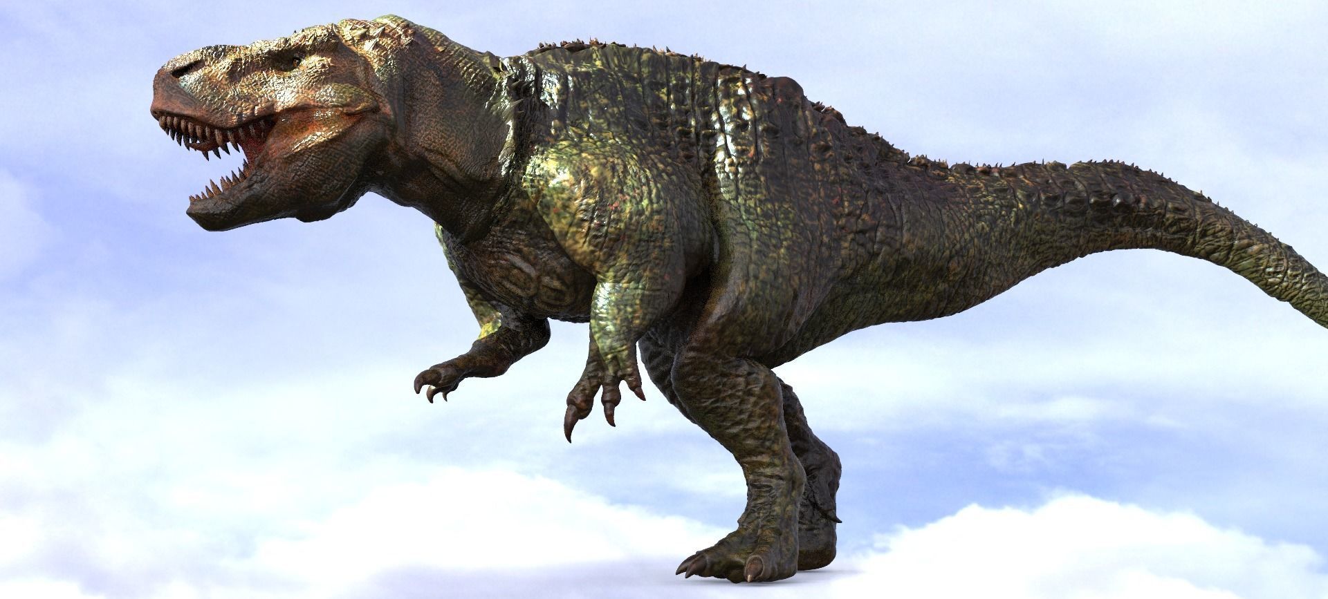 T Rex Sculpture  3D model_5