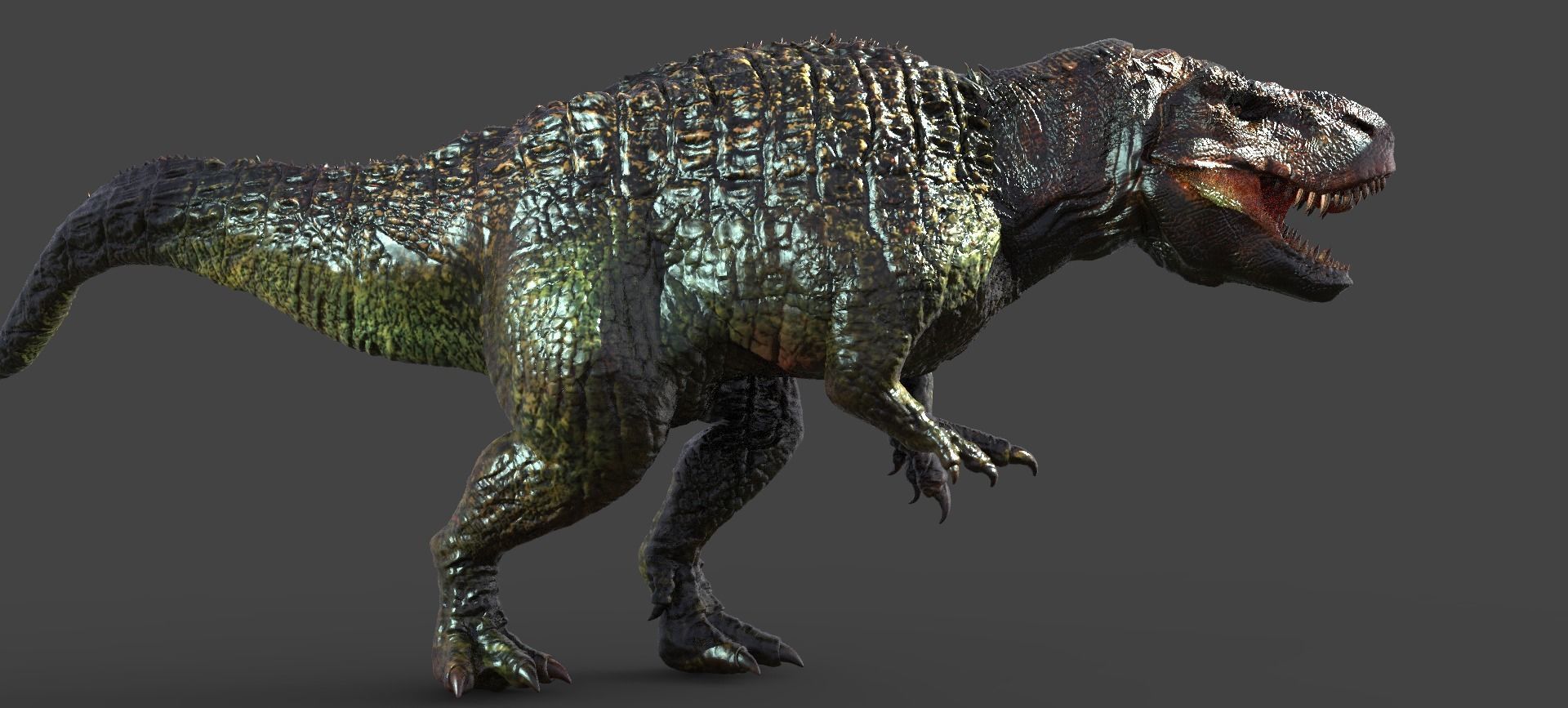 T Rex Sculpture  3D model_1