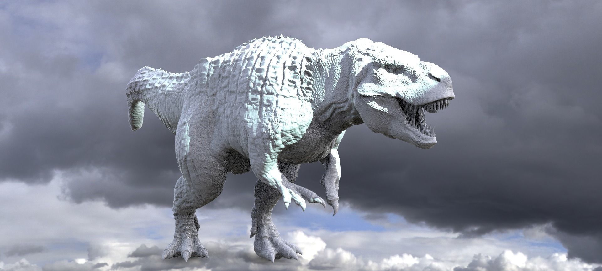 T Rex Sculpture  3D model_11