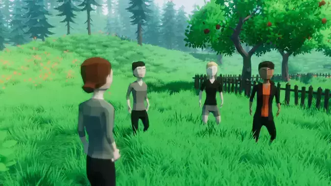 Character Pack - LowPoly Ladies