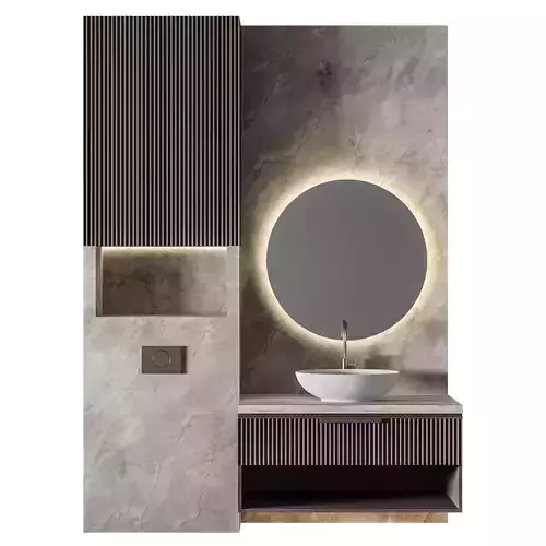 Luxury Bathroom 194 3D model