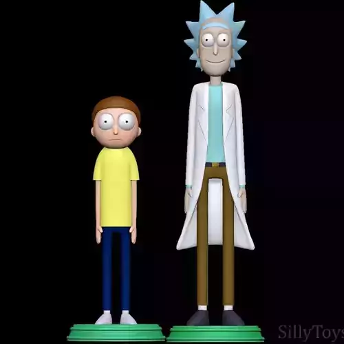 Rick and Morty 3D print model