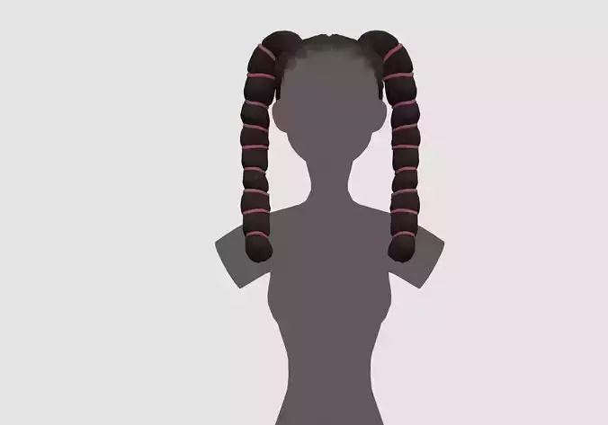 Stylized Long Hairstyle 