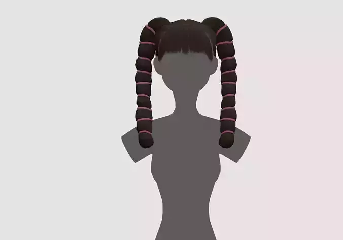 Long Stylized Hairstyle 