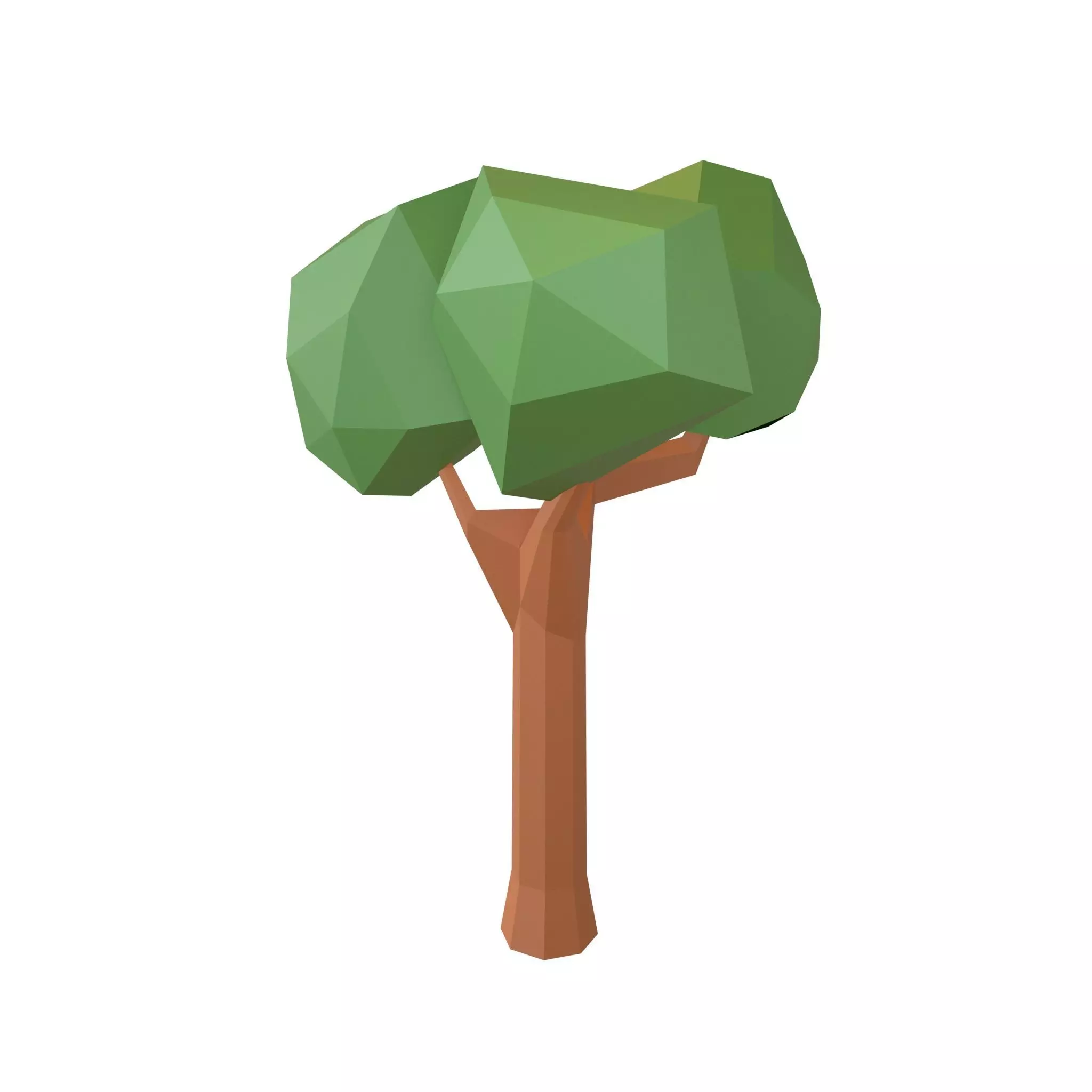 Cartoon Tree v30 002 Low-poly 3D model_0