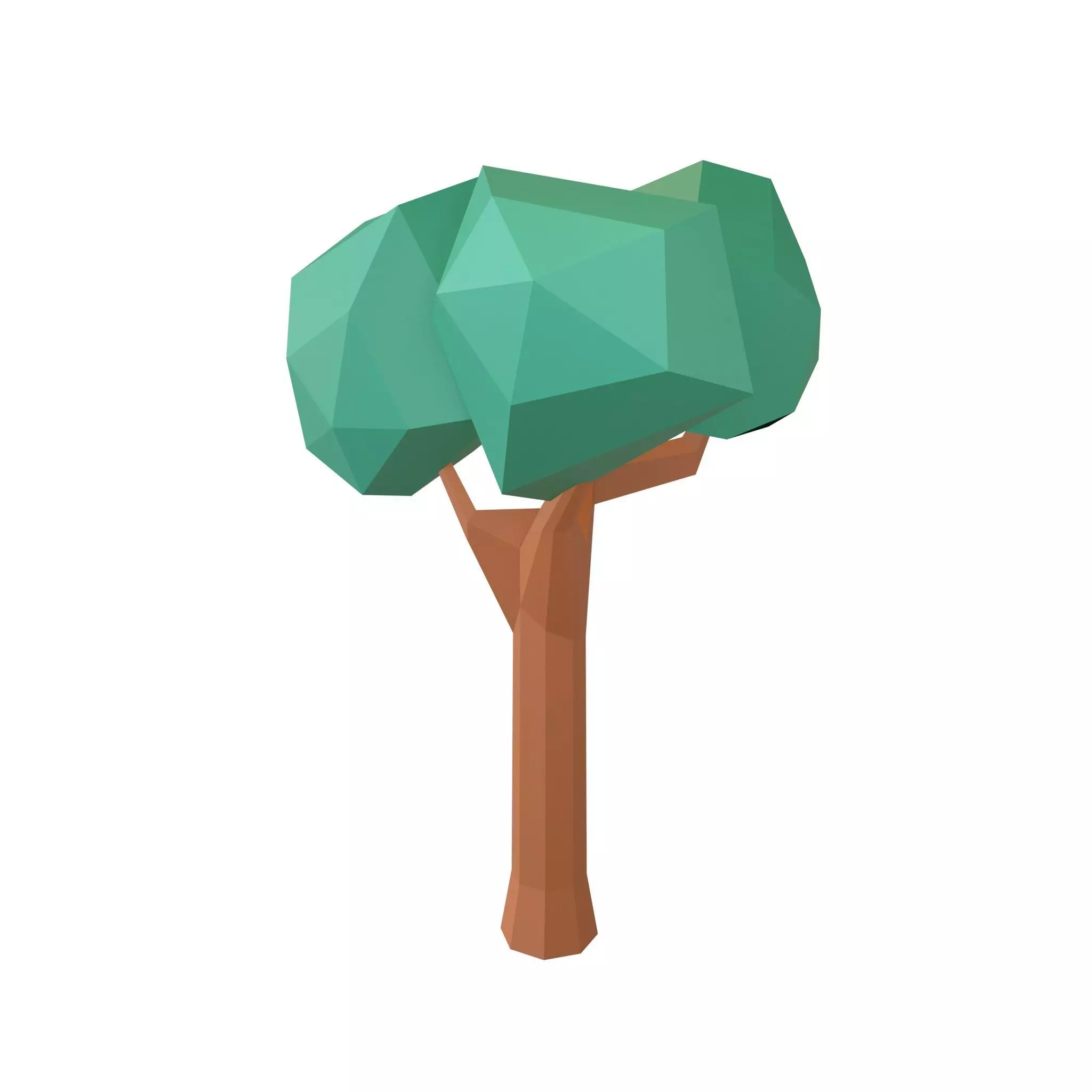 Cartoon Tree v30 003 Low-poly 3D model_0