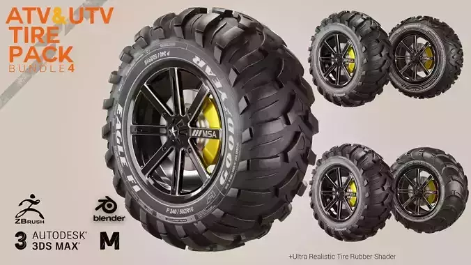 ATV  UTV Tire Pack Bundle 4