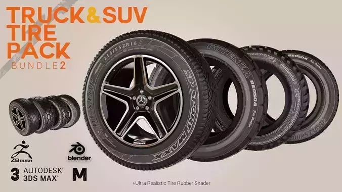 TRUCK - SUV Tire Pack Bundle 2